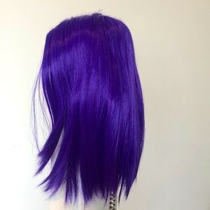 Purple cosplay wig